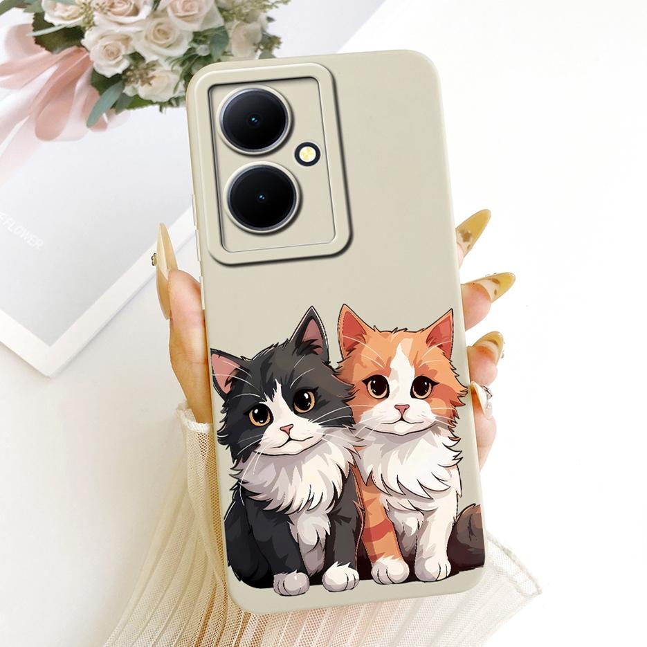 For Vivo V29 Lite Case V2244 Cute Rabbit Cartoon Cover Soft TPU Phone Case For Vivo Y78 Plus VivoY78 + 5G V2271A Back Cover Bags