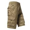 Men's Summer Multi-Pocket Cargo Bermuda Shorts - Casual, Lightweight Mid-Length