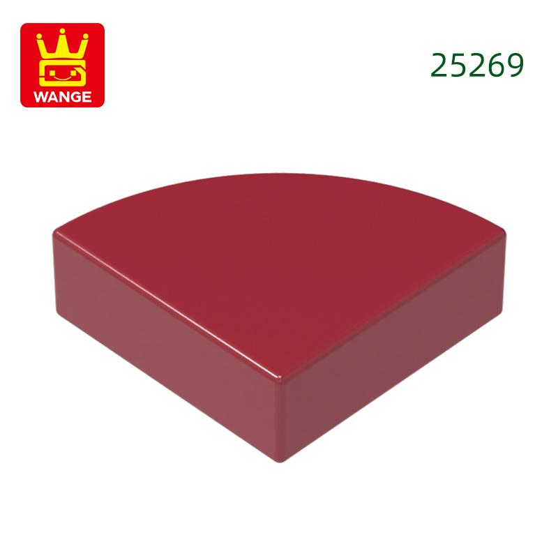 884Pcs/Lot 25269 Tile Round 1x1 Quarter Block Moc Hue Accessories Compatible featuring Brick DIY Children's Plaything Stronge Box