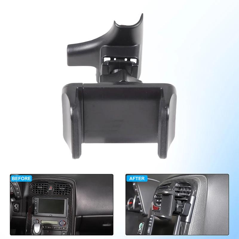 Für Chevrolet Corvette C6 2005-2013 ABS Mittelkonsolen-Luftauslass Handyhalter GPS Kabellose Lade-Navigationshalterung