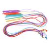 12Pcs High Quality Plastic Afghan Tunisian Crochet Hooks Knitting With Cable Bead Length 120cm, Durable