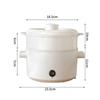 Non Stick Electric Cooker with Steamer Soup Stew Pot Electric Hot Pot  Student Dormitory