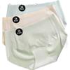 Dushiliren Ice Silk Seamless Underwear for Women, Summer Thin New Style Quick-Dry Peach Hip Breathable Non-Waist Triangle Shorts