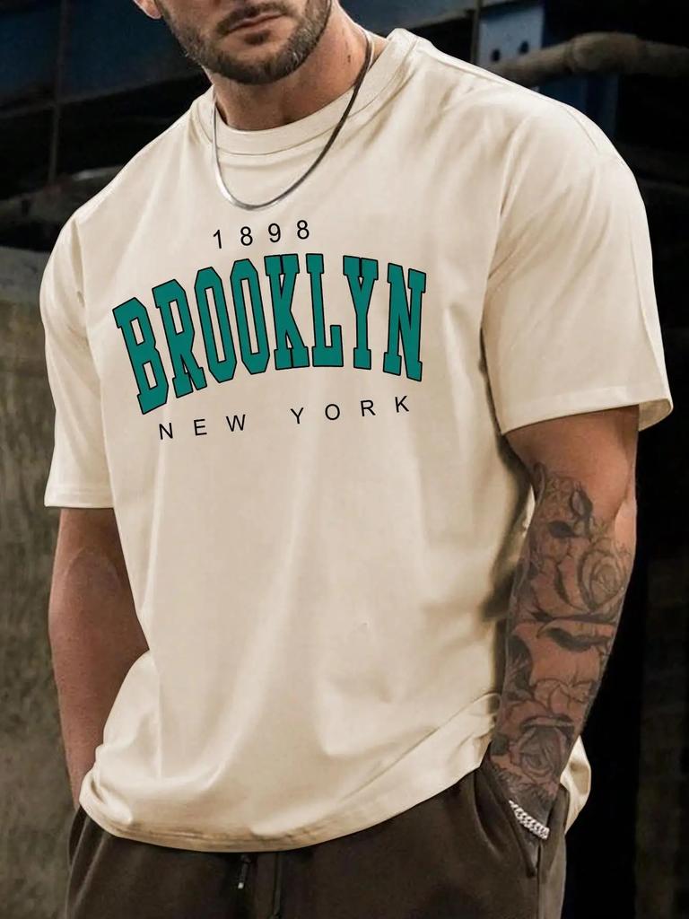City Cotton Print New York T-shirt Brooklyn T Shirt Los Angeles T-shirts California Tshirts Los Angeles Cothing Chicago Tee Tops