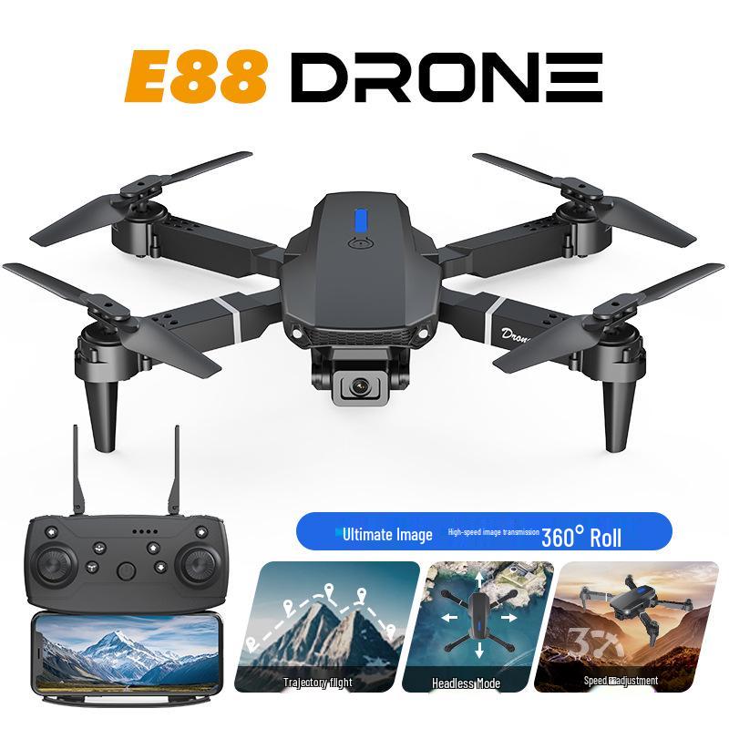 E88PRO 2025 Dual Camera Drone: Fixed Height Quadcopter with Remote Control for Aerial Photography