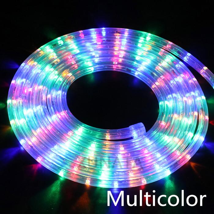 

220V LED Strip Waterproof Neon Strip LED Light Christmas Outdoor Rainbow Tube Rope Light Led Strip 1m разноцветный