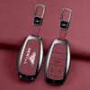 Zinc Alloy Car Key Case Cover Protector Shell Remote Keychain Accessory For Bentley Flying Spur Continental GT Bentayga Mulsanne TH4