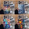 Colorful Glass For iPhone 17,16,15,14,13,12,11,Mini,Pro,E,SE4,XS,MAX White Shockproof Candy Matte Cover