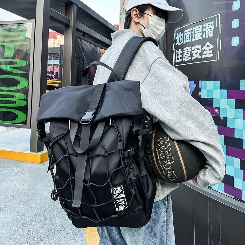 Backpack Men'S Functional Travel Sports Outdoor Riding Mountaineering Backpack Women'S Large Capacity Student Bag Bicycle