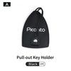 Car Keychain Case Zipper Carbon Fiber Key Protector Cover For KIA Picanto Stonic Venga Sorento Forte