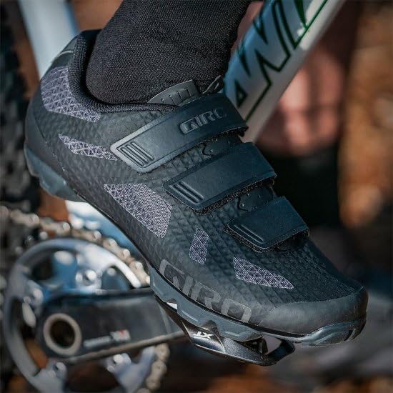 GIRO RANGER Bicycle Cycling Dirt Shoes, XC Style, Black, EU Size 41 (Approx. 26cm), Lightweight Mesh Material, Non-Slip [Official Japanese Product]