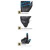 Suomy Motorcycle Leather Gloves Retro Motorcyclist Gloves Men Women Vintage Motocross Gloves Black Motorcycle Accessories