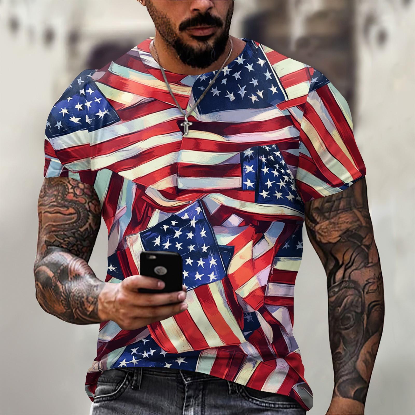 

Летняя мужская популярная футболка с круглым вырезом и коротким рукавом с принтом L винный