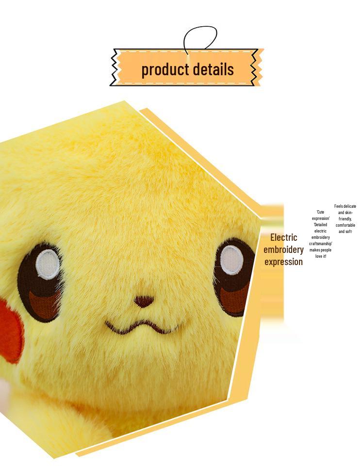 Adorable Pokémon Pikachu Plush Toy - Perfect Gift for Girls 