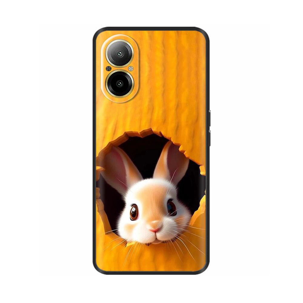 For Realme C67 4G Case Phone Cover Cool Sweet Soft Smooth Liquid Silicone Bumper For Oppo Realme C67 Full Protection Back Cover