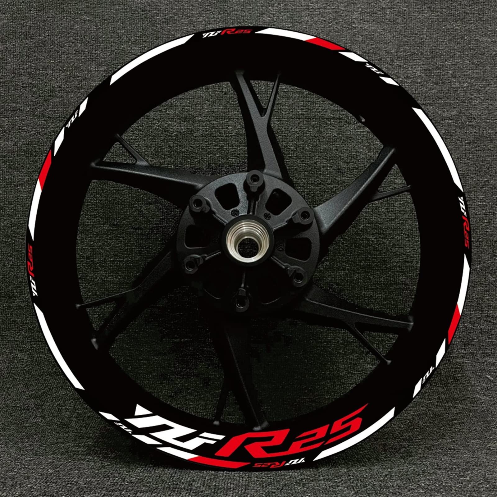 

Полоса Наклейка Подходит Yamaha YZF R25 YZFR25 Мотоцикл Ступица Колеса Декаль Обод Украшение Наклейка Светоотражающая Наклейка (цвет : D) One Size