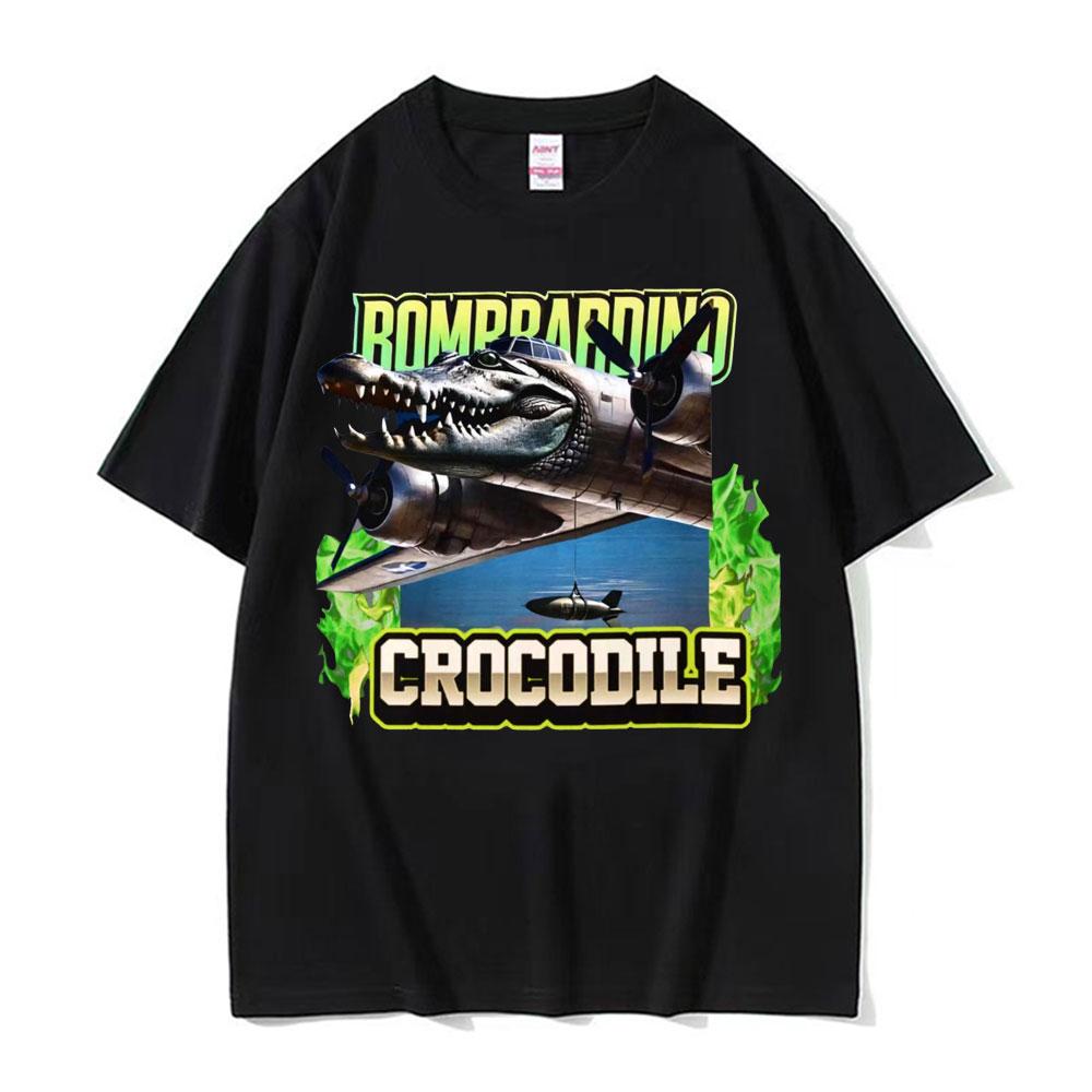 Tralalero Tralala Funny Shark Meme T Shirts Gifts Unisex Women Fashion Trend High Street Tshirt Cotton ONeck Short Sleeve T Shirt