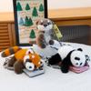 Panda Soft Plush Animal Cushion With Pp Cotton Filling For Home And Office Decor