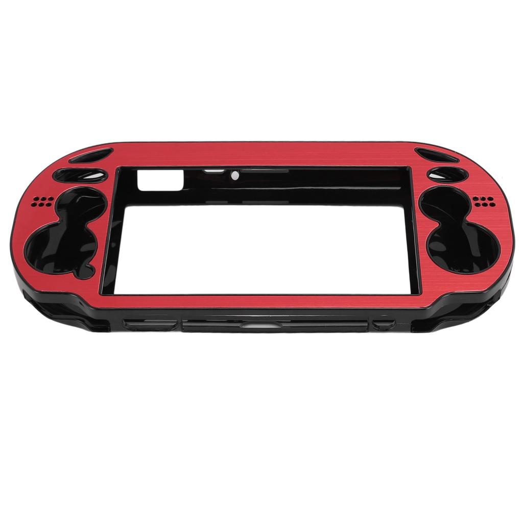 Game Console Protective Case Waterproof Shockproof Metal Console Case Cover for Vita 1000 PSV 1000 Red