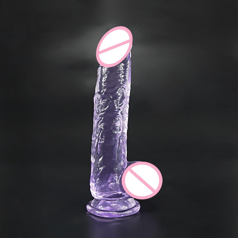 Soft Jelly Dildo Realistic Big Penis Dick Suction Cup Masturbator Anal Butt Toys G-spot Sex Toys for Woman sex