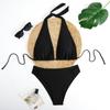 Sexy Bikini2026 Solid Color Bikini Split Fashionable Swimsuit Two-piece Beach
