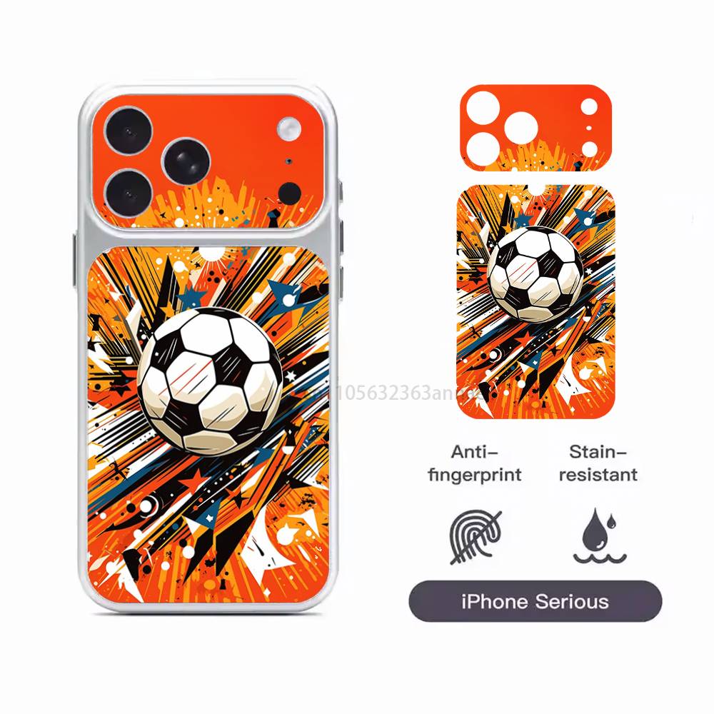 

Fire Football Soccer ball HD/Matte Full Coverage Films For iPhone 17 Pro Max 17 Pro iPhone17pro