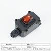 IP65 Outdoor Waterproof Ship Type Switch 220V/16/30A High-Power Dustproof Power Switch Intermediate Switch Button Switch