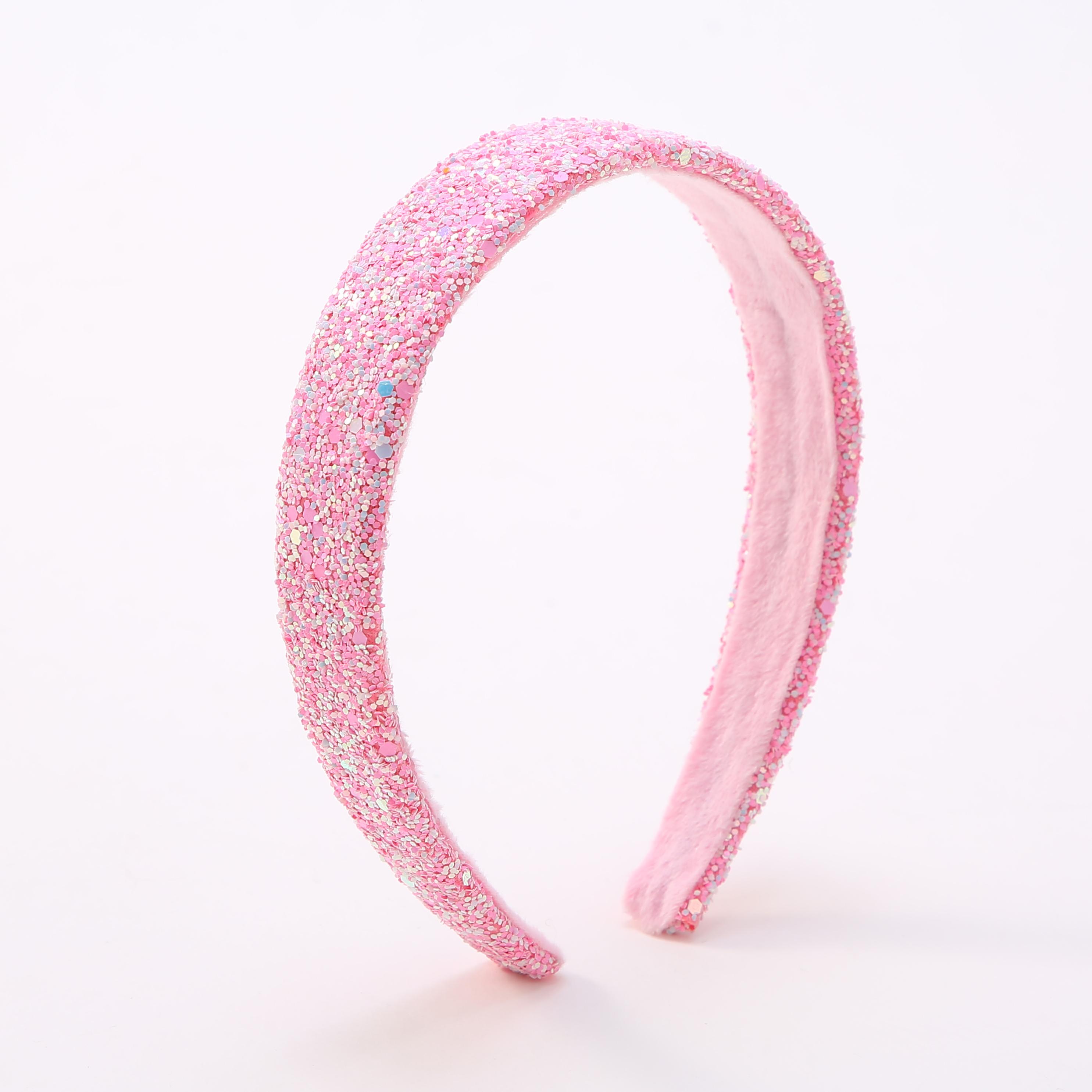 Sprankelende Glitter Hoofdbanden voor Kinderen, Sprankelende Brede Regenboog Hoofdbanden, Schattige Hoofdband voor Kinderen, Dikke Sprankelende Kinder Haarband white