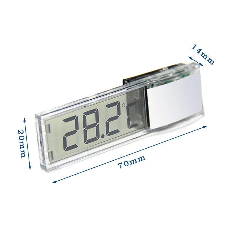 1pcs Aquarium Thermometer Electronic LCD Digital Fish Tank Temperature Measurement Fish Tank Temp Meter Aquarium Accessories