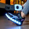 Invisible Bottom Flying Shoes with Wheels Hot Sale of The Season Unisex Kids' Double Wheel Walking Shoes Roller Skates Entertain
