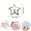 5PCS Starlight Golden Five-pointed Star Mini Star Small Hairpin Modern Style Sweet Style Bangs Styling Accessories Small Clip