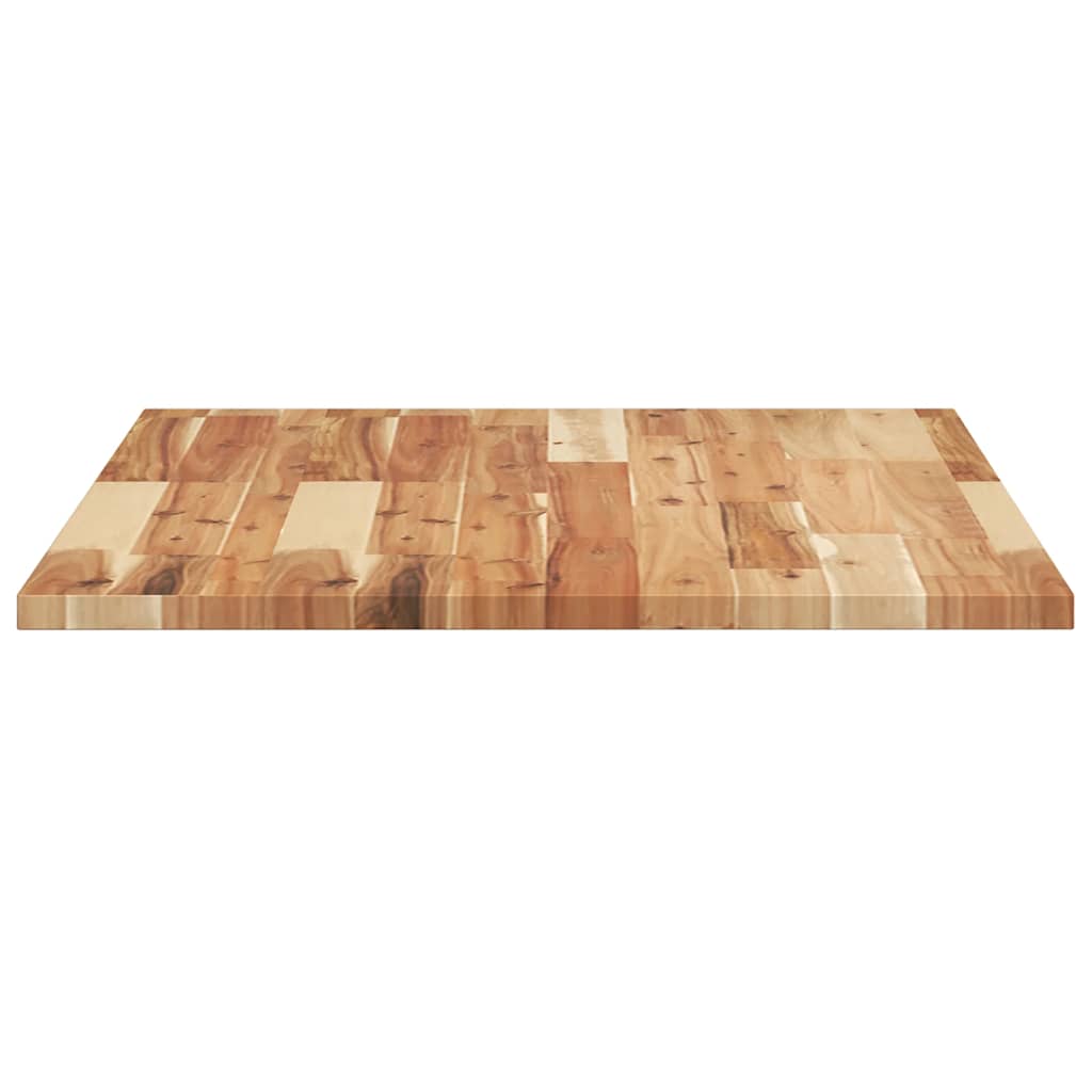 Vidaxl Tabletop, Rectangular, 80X60X2 Cm, Solid Acacia Wood