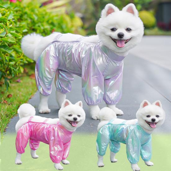 Dirty-Proof Dog Leg Sleeves Candy Color Gradient Waterproof Pet Protective Pants Outdoor Walking Dog Leggings for Rain And Snow Day