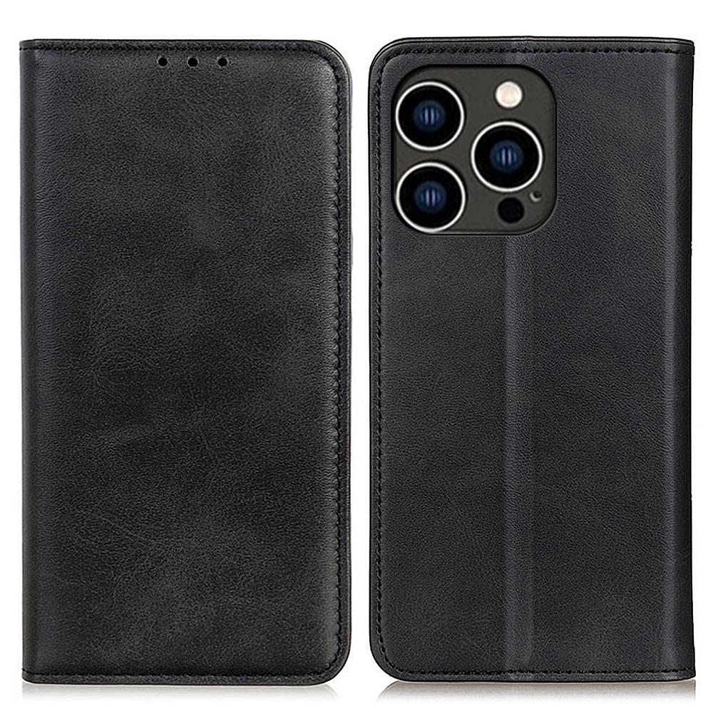 For iPhone 16 Pro Stand Case Split Leather Wallet Phone Cover Auto Magnetic Closed