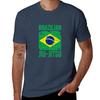 Brazilian Jiujitsu Distressed Flag Design Bjj Tshirt Festive Simple Tshirt