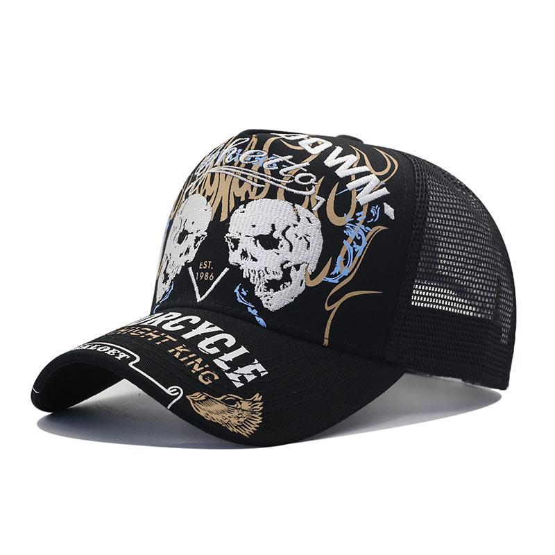 European and American soul rider wings mesh American locomotive cap truck driver hat breathable baseball cap