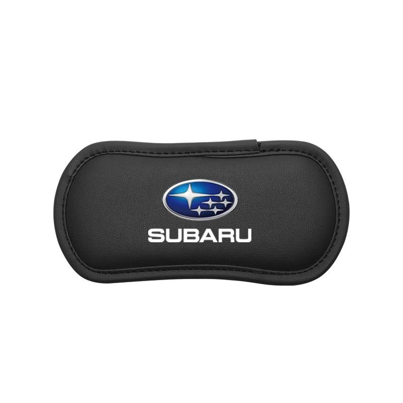 For Subaru XV Legacy Impreza Crosstrek Forester Outback Smart Leather Car Knee Pad Elastic Leg Cushion Armrest Pad Accessories Y14