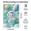 Cute Astronaut Space Print Towel, Fast Absorbent Soft Face Towel, Lightweight Bath Towel for Kids