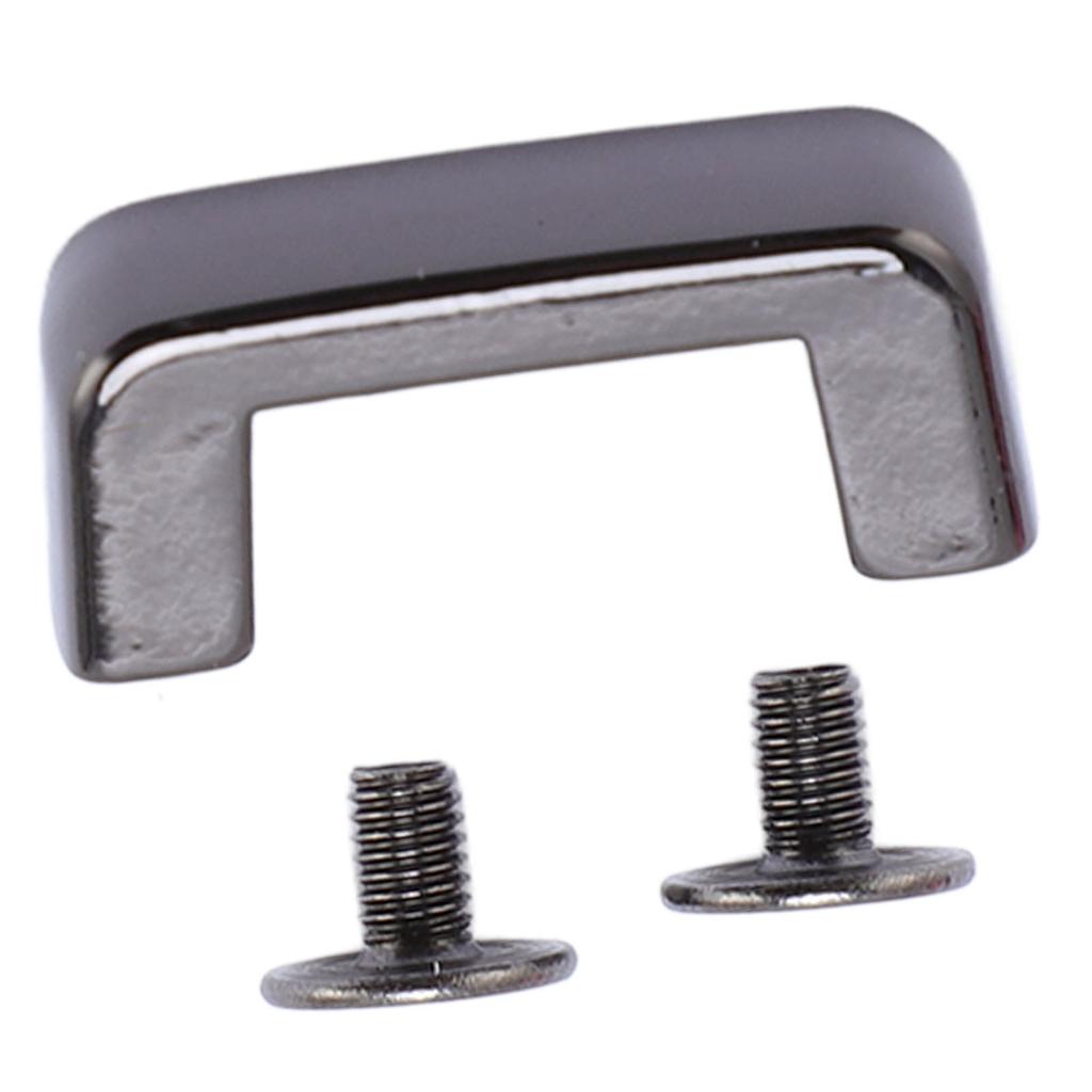 12 Set Arch Bridge D Ring Buckle Metal Crossing Screw D Ring Connector Buckle Set for Bag Box Drawer