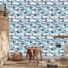 Painted sailboats at sea wallpaper for living room and bedroom 50x1000