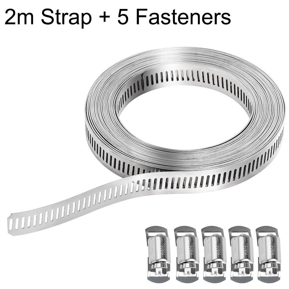 Großer Schlauchschellen-Gurt Verstellbare Klemmen Befestigungselemente Neue Schlauchschellen Rohr Schlauch
