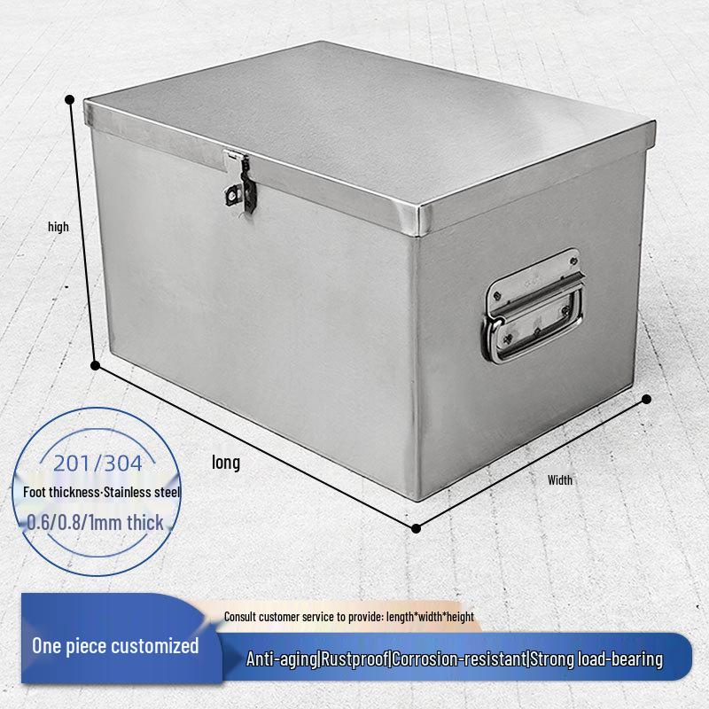Multifunctional Stainless Steel Lockable Hardware Toolbox