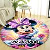 Personalized M-Minnie Round Chair Office Rug - Perfect for Mat, Office Chair & More - Ideal Gift for Birthdays and Holidays