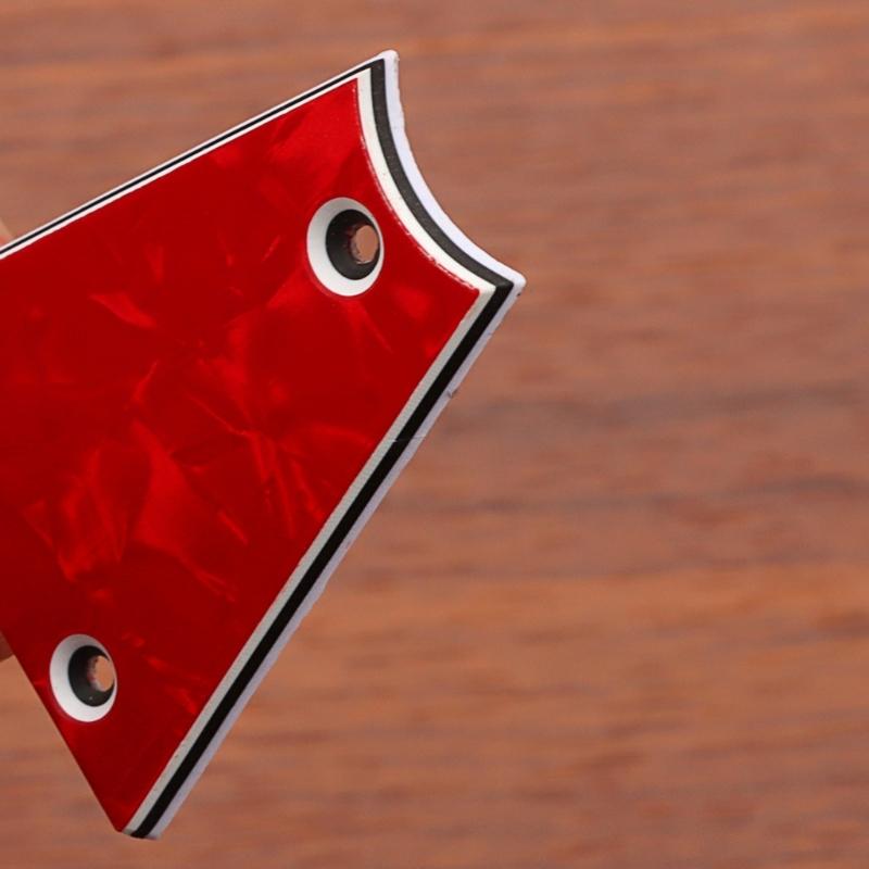 Guitar Adjustment Rod Cover Replacement 3 Holes Guitar Bass Triangular Core Cover for Acoustic Electric Bass Guitar