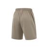 Li Ning Fitness Series Solid Color Mid Waist Drawstring Quick Dry Straight Leg Sports Shorts Men Shorts Brown AKSV111-9