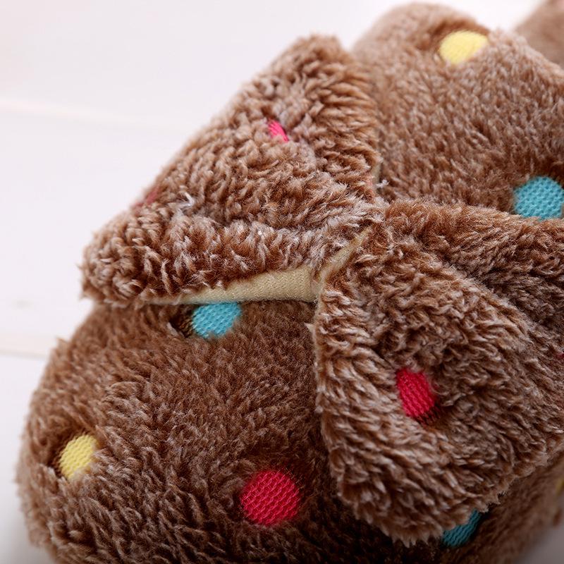 2020 Autumn/Winter Women's & Couples' Bow Cotton Slippers – Warm, Comfortable, Non-Slip