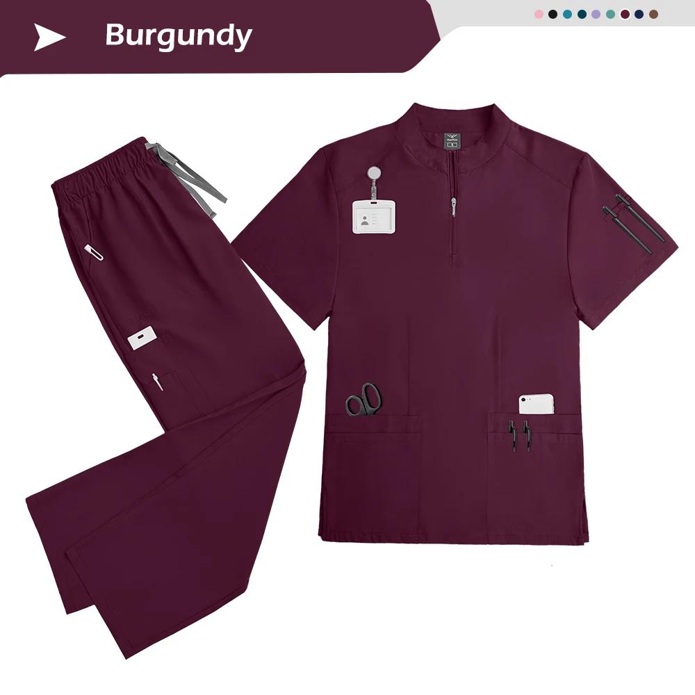 Scrubs Women Beauty SPA Uniform Pet Clinic Store Veterinary Dentistry Work Clothes Set High-quality Medical Nurse Uniform Unisex