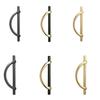 Retro Light luxury wardrobe handle Zinc Alloy Cupboard Pulls Kitchen Cabinet Drawer Handle Semi-circular Furniture Decor