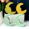 Top Quality Handmade Aroma Candle Resin Silicone Mold Islam Muslim Ramadan Decoration Eid Mubarak Ramadan Moon Star Candle Mold