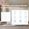 BSEED Zigbee Touch Switches 1Gang 2 Way Stair Switches Tuya Smart Glass Switches Google Smart Life Alexa Voice Control 2Pack